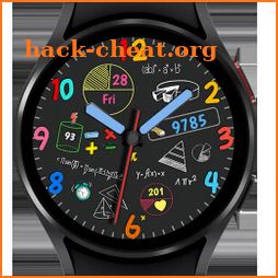 Pars Math Analog Watch Face icon