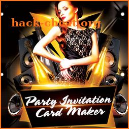 Party Invitation card maker icon