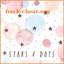 Pastel colors Wallpaper Stars & Dots Theme icon