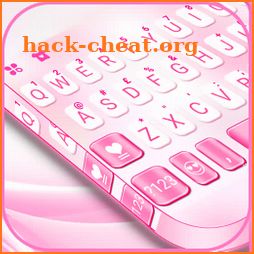 Pastel Pink Heart Keyboard Theme icon