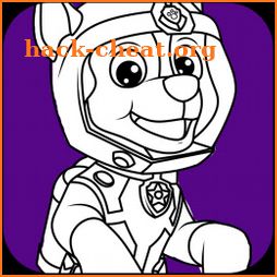 Paw Coloring Book Games icon