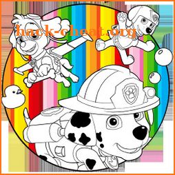 Paw Coloring Book Patrole icon