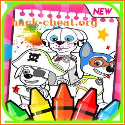 Paw Pals - Puppy Pups Patrol Coloring Book icon
