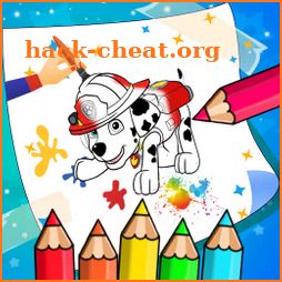 Paw Pups Heroes Coloring Book icon