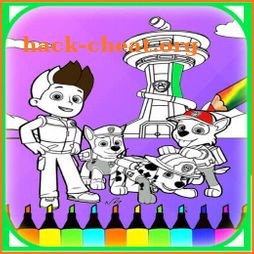Paw Pups - Puppy Patrol Coloring Book icon