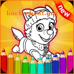 Paww Coloring Game - Puppy icon