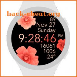 Peach Flowers Watch Face icon
