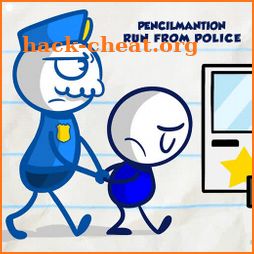 Pencilmation vs Police Runner adventure icon