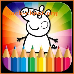 Peppa Coloring Book icon