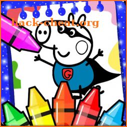 peppo big coloring pig's icon