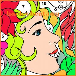 Perfect Adult Coloring - Color By Number Book Page icon