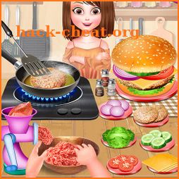 Perfect Burger Homemade Recipe - Girl Cooking Game icon