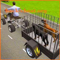 Pet Dog ATV Trolley Cargo Transport icon
