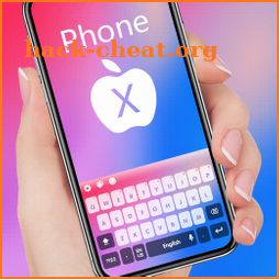 Phone X keyboard icon