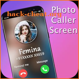Photo caller Screen – HD Photo Caller ID icon