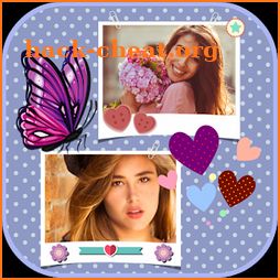 Photo Collage Pics Frame: Art Layout Dual Maker icon