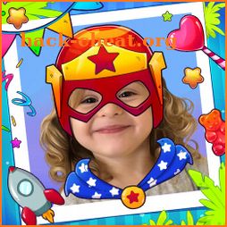 Photo Kids Free: Pic Editor with Cartoon Stickers! icon