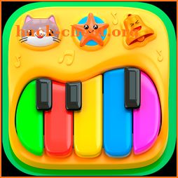 Piano for babies and kids icon