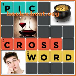Pic Crossword puzzle game quiz  guessing icon