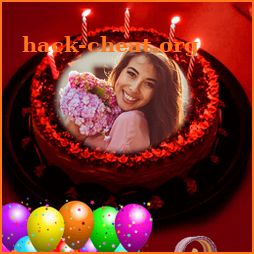 Pic on Birthday Cake with Name and Photo Maker icon