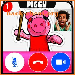 Piggy Fake call Scary pig simulation icon