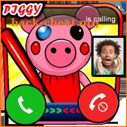 Piggy fake call Simulation icon