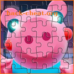 Piggy scary Jigsaw icon