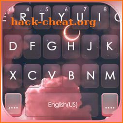Pink Aesthetic Sky Keyboard Background icon