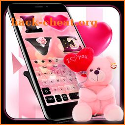 Pink Bear Keyboard icon