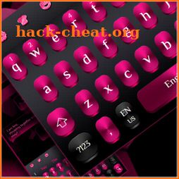 Pink Black Cool Keyboard icon