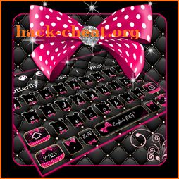Pink Bowknot Keyboard icon