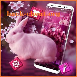 Pink Bunny Launcher Theme icon