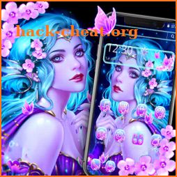 Pink Butterfly Fairy Theme icon