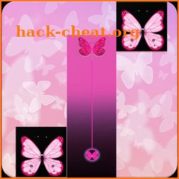 Pink Butterfly Piano Tiles 2018 - Music Game icon