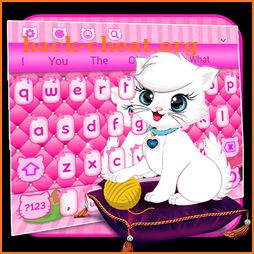 Pink Cute Love Cat Keyboard icon