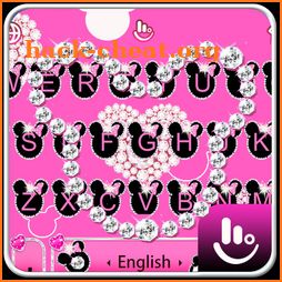 Pink Cute Minny Keyboard Theme icon