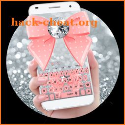 Pink Diamond Bow keyboard icon