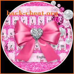 Pink Diamond Bow Keyboard Theme icon