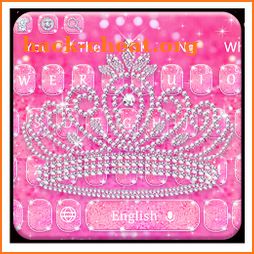 Pink Diamond Crown Keyboard icon