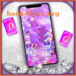 Pink Diamond Keyboard Background icon