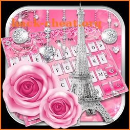 Pink Diamond Paris Keyboard icon