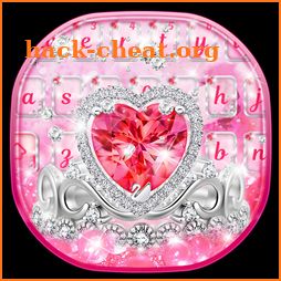 Pink Diamond Princess Keyboard icon