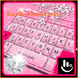 Pink Diamond Princess Keyboard Theme icon
