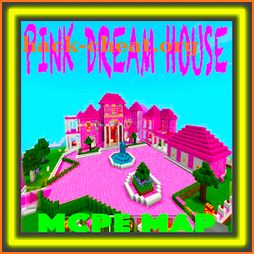 Pink Dream House Princess map for MCPE Mine icon