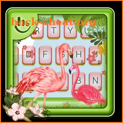 Pink Flamingo Keyboard Theme icon