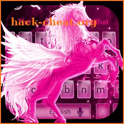 Pink Galaxy Unicorn Keyboard icon