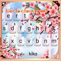 Pink Glass Sakura Keyboard Theme icon