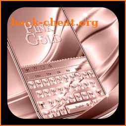 Pink Gold Keyboard icon