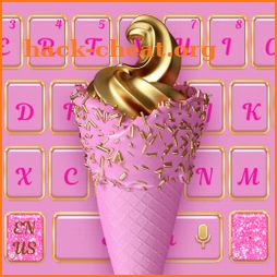Pink Ice Cream keyboard icon