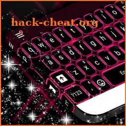 Pink Laser Keyboard Theme icon